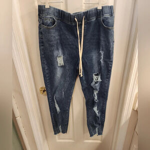 Stretchy skinny jeans size 4XL brand unknown